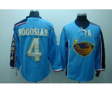 nhl atlanta thrashers #4 bogosian lt blue