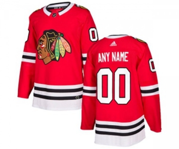 Adidas Chicago Blackhawks Customized Premier Red Home NHL Jersey