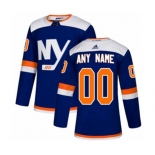 Adidas New York Islanders Customized Authentic Blue Alternate NHL Jersey