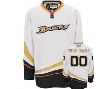 Anaheim Ducks Personalized White Jersey