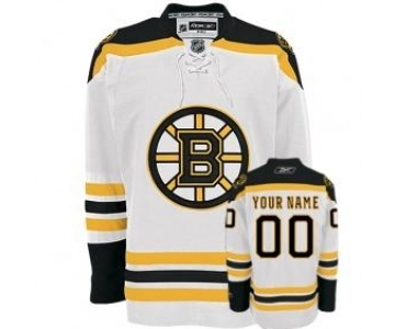 Boston Bruins Personalized White Jersey