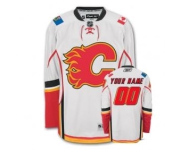 Calgary Flames Personalized White Jersey