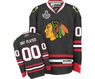 Chicago Blackhawks New Third Personalized Black Stanley Cup Finals Jersey