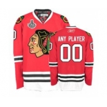 Chicago Blackhawks Personalized Red Stanley Cup Finals Jersey