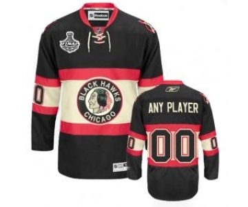 Chicago Blackhawks Third Personalized Black Stanley Cup Finals Jersey