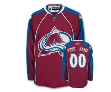 Colorado Avalanche Personalized Red Jersey