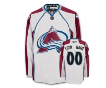 Colorado Avalanche Personalized White Jersey