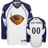 Customized Atlanta Thrashers Jersey White Road Man Hockey