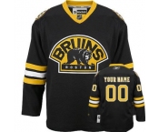 Customized Boston Bruins Jersey Black Third Man Hockey