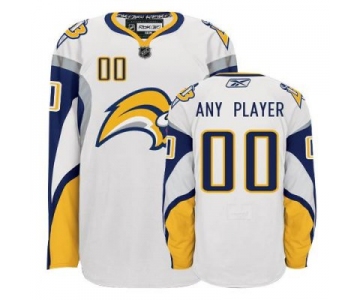 Customized Buffalo Sabres Jersey White Road Man Hockey