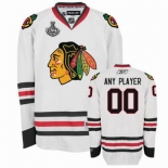 Customized Chicago Blackhawks Jersey White Road Stanley Cup Finals Man Hockey