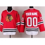 Customized Chicago Blackhawks Red 2014 Hockey Stadium Series Jerseys