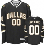 Customized Dallas Stars Jersey Black Home Man Hockey