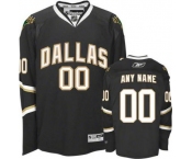 Customized Dallas Stars Jersey Black Home Man Hockey