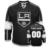 Customized Los Angeles Kings Jersey Black Third Man Hockey