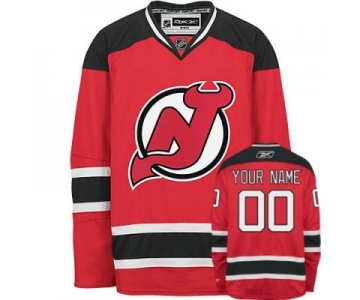 Customized New Jersey Devils Jersey New Devils Red Home Man Hockey