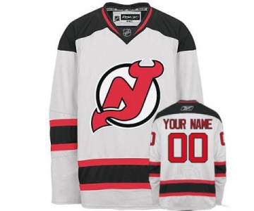 Customized New Jersey Devils Jersey New Devils White Road Man Hockey