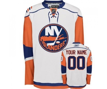 Customized New York Islanders Jersey White Road Man Hockey