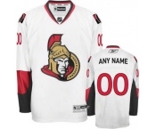 Customized Ottawa Senators Jersey White Road Man Hockey