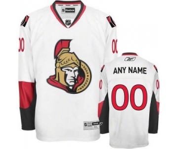 Customized Ottawa Senators Jersey White Road Man Hockey