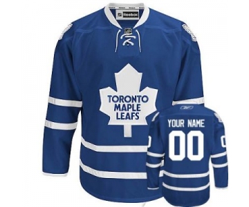 Customized Toronto Maple Leafs Jersey Blue Home Man Hockey