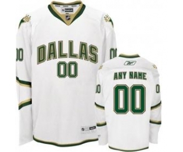 Dallas Stars Personalized White Jersey