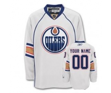 Edmonton Oilerss Personalized White Jersey