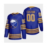 Men's Buffalo Sabres Custom 2020-21 Home Authentic Player Stitched Hockey Jersey Royal Blue