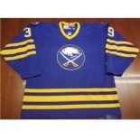 Men's Buffalo Sabres Custom Blue CCM Throwback Stitched Hockey Jersey