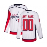 Men's Capitals Personalized White Road Hockey Jersey