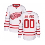 Men's Detroit Red Wings Reebok White 2017 Centennial Classic Premier Hockey Custom Jersey