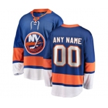 Mens New York Islanders Customized Fanatics Branded Royal Blue Home Breakaway NHL Jersey