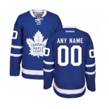 Men's Toronto Maple Leafs Reebok Royal Home Hockey Custom Jersey