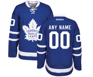 Men's Toronto Maple Leafs Reebok Royal Home Hockey Custom Jersey