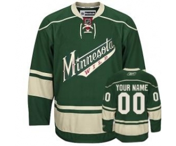 Minnesota Wild Third Personalized Green Jersey