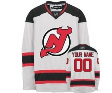 New Jerseys Devils Personalized White Jersey