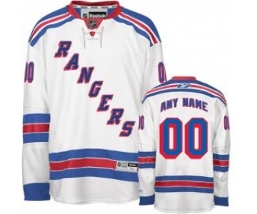 New York Rangers Personalized White Jersey