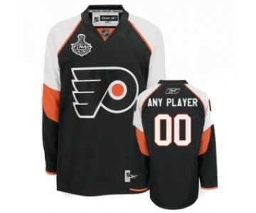 Philadelphia Flyers Personalized Black Stanley Cup Finals Patch Jersey