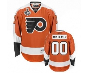 Philadelphia Flyers Personalized Orange Stanley Cup Finals Patch Jersey