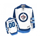 Reebok Winnipeg Jets Customized Premier White Away NHL Jersey