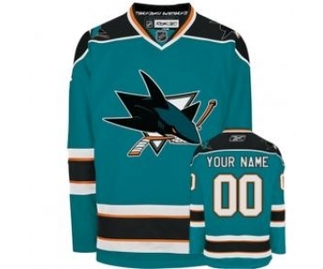 San Jose Sharks Personalized Blue Jersey