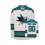 San Jose Sharks Personalized White Jersey