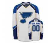 St. Louis Blues Personalized White Jersey