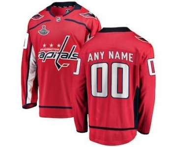 Washington Capitals 2018 Stanley Cup Champions Home Breakaway Hockey Custom Jersey