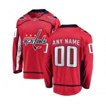 Washington Capitals Customized Fanatics Branded Red Home Breakaway NHL Jersey