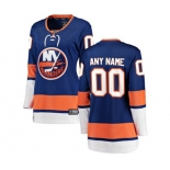 Women New York Islanders Customized Fanatics Branded Royal Blue Home Breakaway NHL Jersey