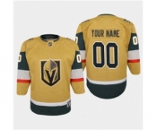 Youth Vegas Golden Knights Custom 2020-21 Player Alternate Stitched Hockey Jersey Gold