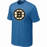 NHL Boston Bruins big & tall logo T-shirt light blue