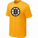 NHL Boston Bruins big & tall logo T-shirt yellow