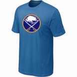 NHL Buffalo Sabres big & tall logo T-shirt light blue